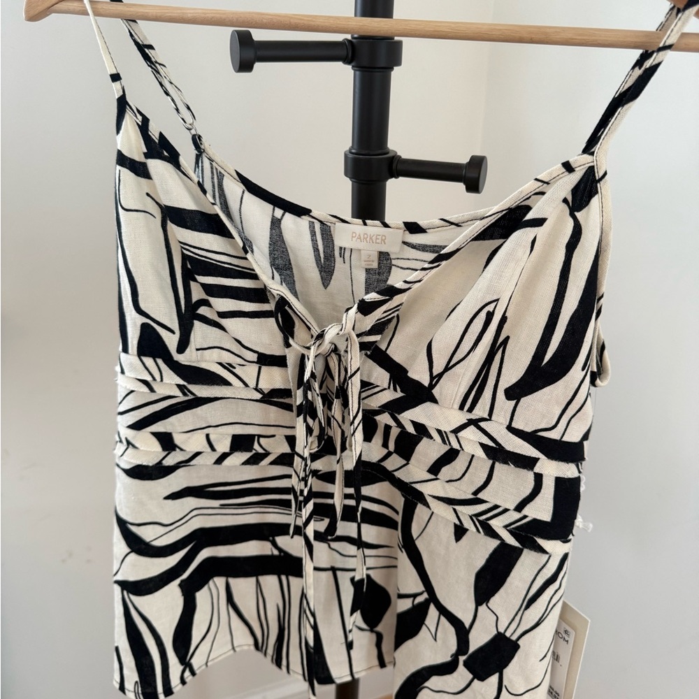 Parker Black & Cream Camisole